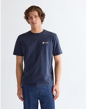 Wrangler Relaxed Graphic Tee - Blue
