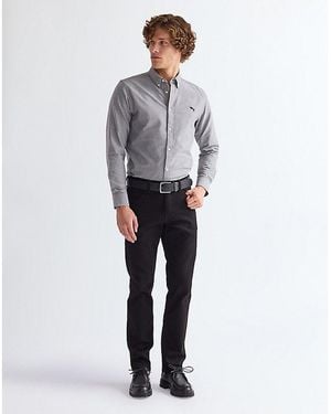 Wrangler Basic Metal Loop Leather Belt - Grey