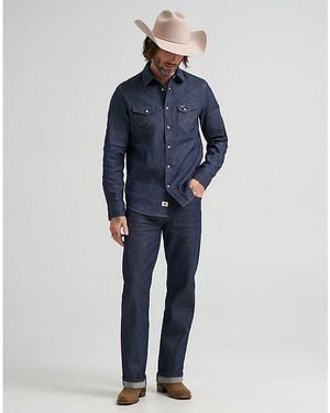 Wrangler Bell Regular Indigood Icons 27Mw Western Shirt - Blue