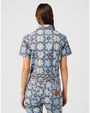 Wrangler Shirt Jacket - Blue