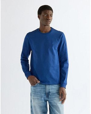 Wrangler Regular Long Sleeve Tee - Blue