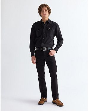 Wrangler Two-Sided Leather Belt - Black
