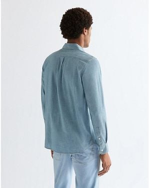 Wrangler Regular Chambray Shirt - Blue