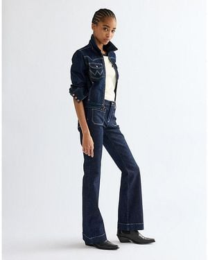 Wrangler Flare Jean Size 24 X30 - Blue