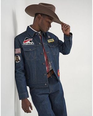 Wrangler X Avirex Denim Jacket - Blue