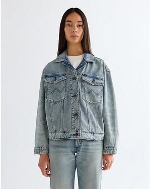 Wrangler Relaxed Cowgirl Lightweight Jacket - Blue