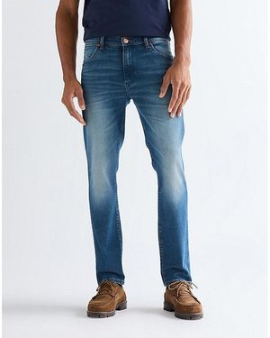 Wrangler Larston Slim Tapered Medium Stretch Jean Size 28 X32 - Blue