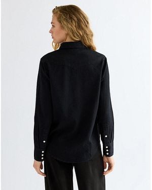 Wrangler Regular Heritage Lightweight Shirt Größe - Schwarz