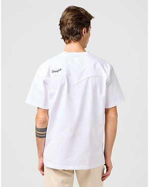 Wrangler Bell Regular Tee - White