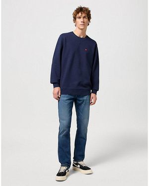 Wrangler Regular Sign Off Crew - Blue