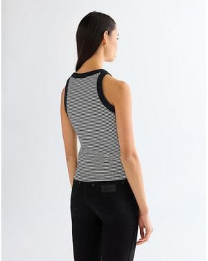 Wrangler Slim Ringer Tank - Black