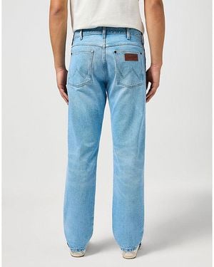 Wrangler Frontier Non Stretch Relaxed Straight Jeanfrost 28 Size 28 X32 - Blue