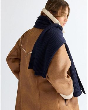 Wrangler Wool Scarf - Blue