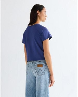 Wrangler Slim Baby Tee - Blue