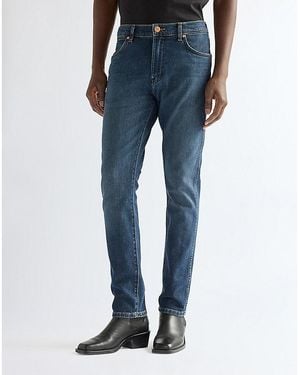 Wrangler Larston Slim Tapered Toughlite Low Stretch Jean Size 28 X32 - Blue