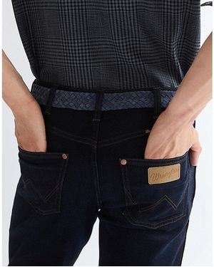 Wrangler Suede Braided Belt - Black