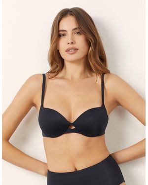 Yamamay Balconcino del costume leggermente imbottito coppe differenziate Essentials - Blu
