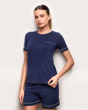 Yamamay Pantalone corto con TM Modal - Daily - Blu