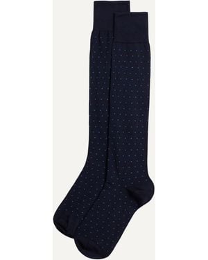 Yamamay Calze lunghe con pois - Daily - Blu