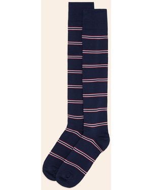 Yamamay Calze lunghe uomo a righe Sailing - Blu