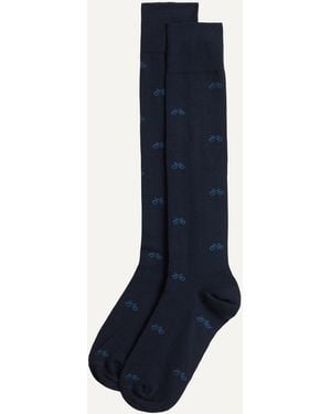 Yamamay Calze lunghe con biciclette - Daily - Blu
