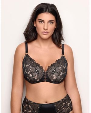 Yamamay Balconcino preformato coppe differenziate con ferretto Mythic - Nero