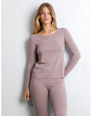 Yamamay Maglia intima termica a maniche lunghe Next To Skin - Viola