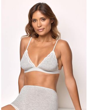 Yamamay Triangolo senza ferretto in TM Modal con Seta - Bianco
