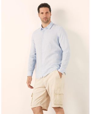Yamamay Bermuda modello cargo Cotton Linen - Blu