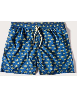 Yamamay Costume boxer da uomo con sottomarini Funny I - Blu