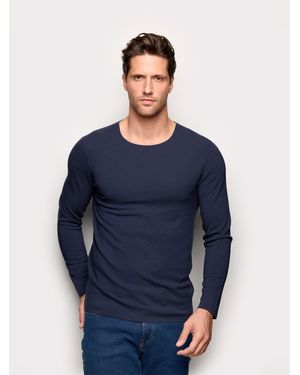 Yamamay Maglia girocollo da uomo Next to Skin - Blu
