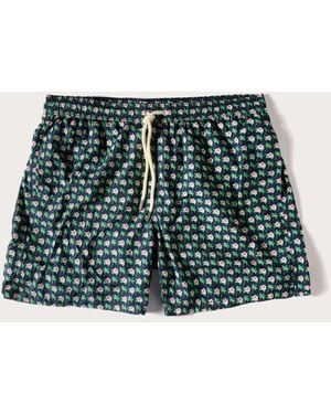 Yamamay Costume boxer nero da uomo con fiori Tropical - Verde