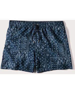 Yamamay Costume boxer da uomo effetto cashmere Marina - Blu
