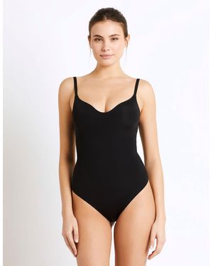 Yamamay Body modellante light invisibile con coppe estraibili Superfine Shaping - Nero