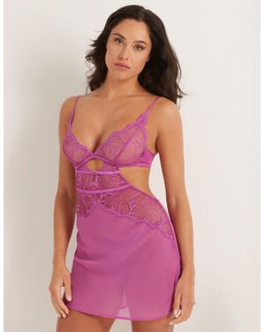 Yamamay Babydoll - Lady Butterfly - Viola