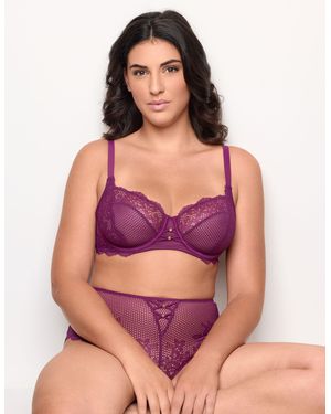 Yamamay Balconcino sfoderato coppe differenziate con ferretto Catchy - Viola