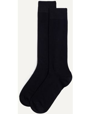 Yamamay Calze lunghe - Basic con Cashmere - Blu
