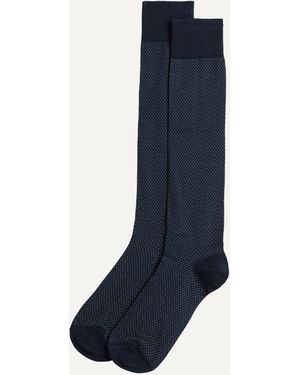 Yamamay Calze lunghe con micro pois - Daily - Blu