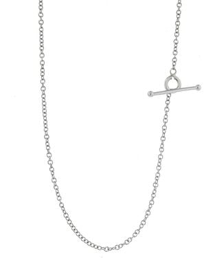 Cathy Waterman Fine Platinum Chain Necklace, 22 - White