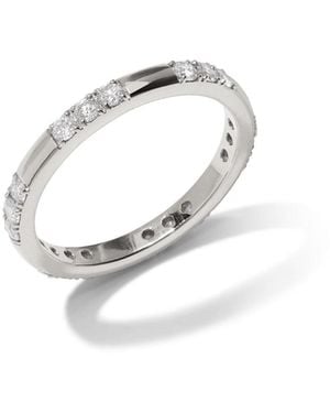 Sethi Couture Luna Triple Diamond White Gold Band