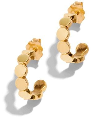 Jennifer Meyer Mini Circle Link Yellow Gold Hoop Earrings - Metallic