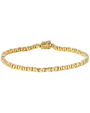 Suzanne Kalan Yellow Gold Thin Tennis Bracelet - Metallic