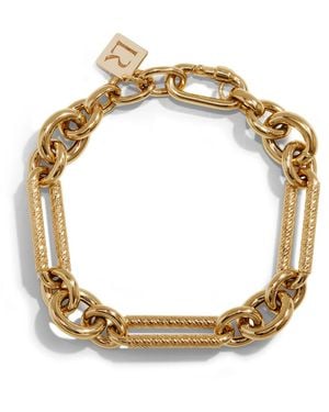 Lauren Rubinski Miuccia Small Link Yellow Gold Bracelet - Metallic