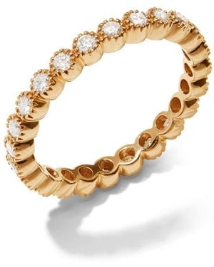 Sethi Couture Bezel Diamond Yellow Gold Band, 6.5 - Metallic