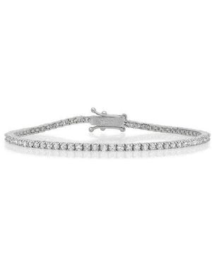 Jennifer Meyer 4 Prong Diamond White Gold Tennis Bracelet