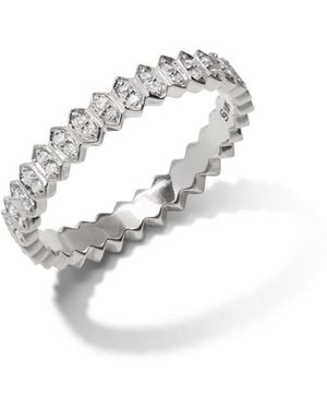 Sethi Couture Mini Abacus Diamond White Gold Band