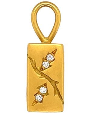 Cathy Waterman Grow Baby Grow Yellow Gold Charm - Metallic