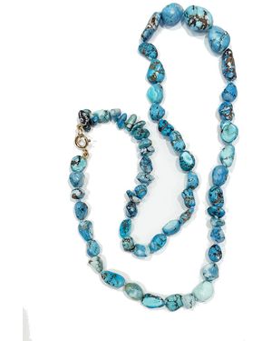 Elisabeth Bell Golden Hill Turquoise Beaded Necklace - Blue