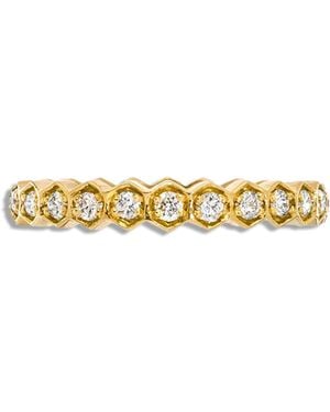 Sethi Couture Regency Diamond Yellow Gold Band - White