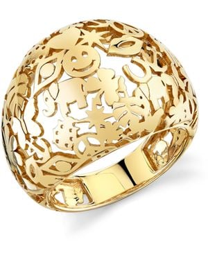 Sydney Evan Icon Wallpaper Puffy Ring - Metallic